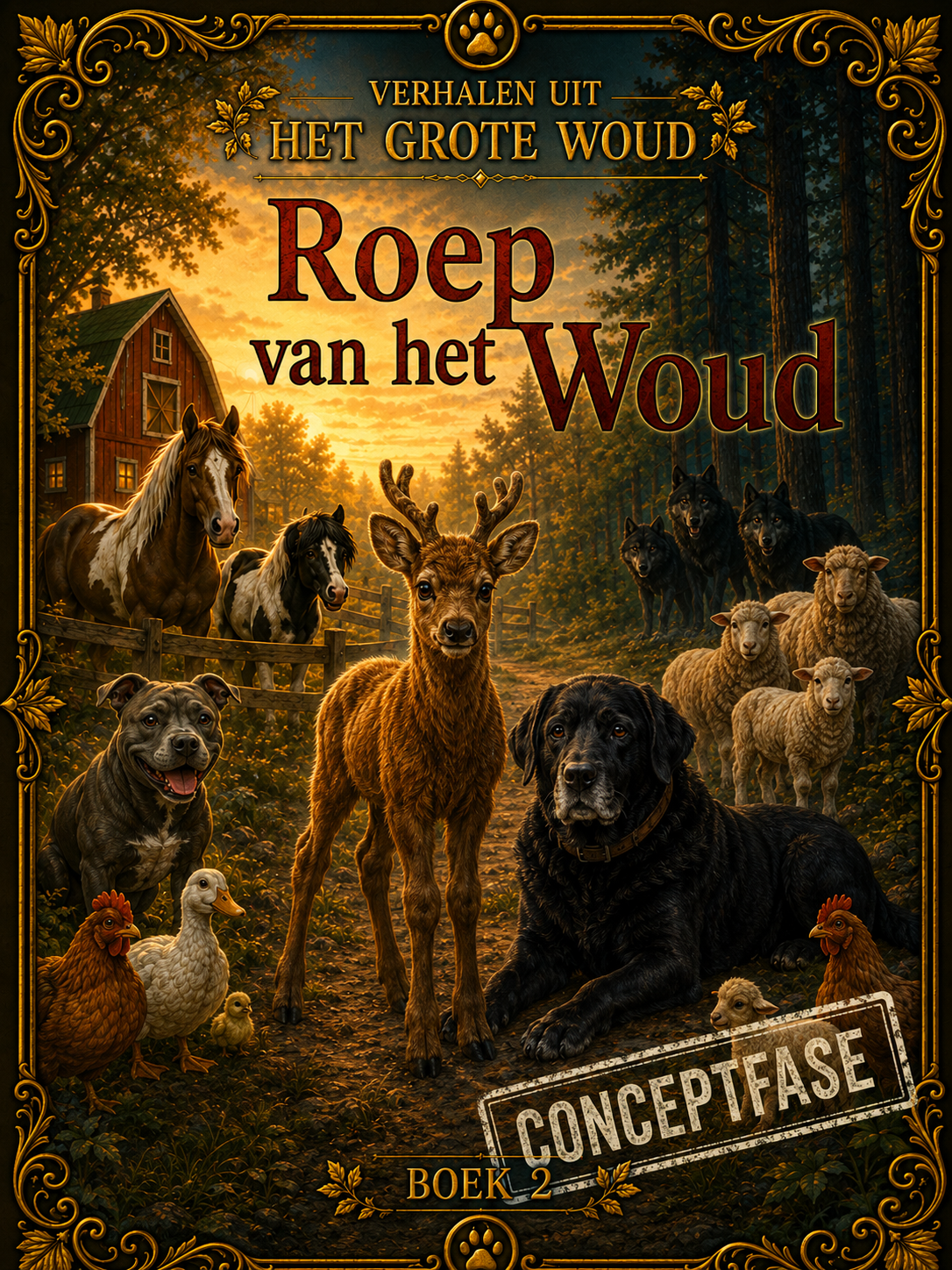 Boekomslag Roep van het Woud